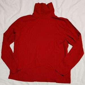 St. John's Bay Red Knit Turtleneck Top